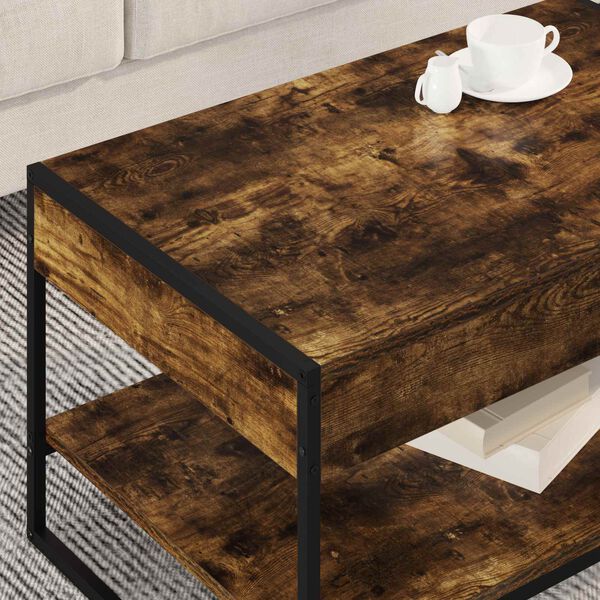 vidaXL Couchtisch Raucharbe 80 x 50 x 40 cm Holzwerkstoff