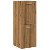 vidaXL Bad-H&auml;ngeschrank Artisan-Eiche 30x30x80 cm Holzwerkstoff