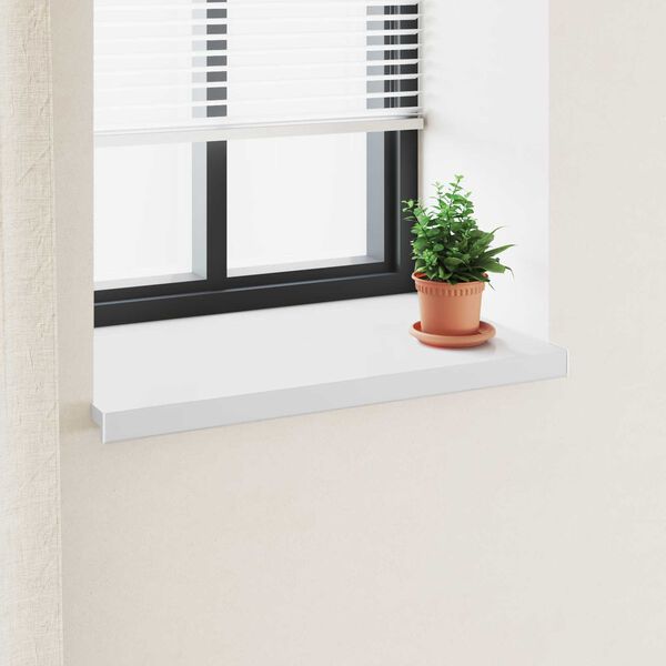 vidaXL Fensterbank Wei&szlig; 100 x 50 x 4,5 cm PVC