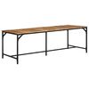 vidaXL Esstisch 220x90x75 cm Raues Massivholz Mango