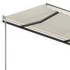 vidaXL Standmarkise Manuell Einziehbar 300x250 cm Creme