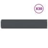 vidaXL Rasenkante 30 stk. 20 x 103 cm Stahl Anthrazit