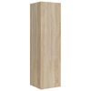 vidaXL 4-tlg. TV-Schrank-Set Sonoma-Eiche Holzwerkstoff