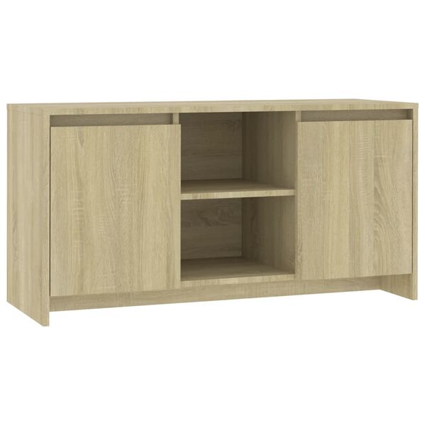 vidaXL TV-Schrank Sonoma-Eiche 102x37,5x52,5 cm Holzwerkstoff