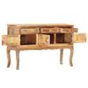 vidaXL Sideboard 110 x 35 x 75 cm Massivholz Mango