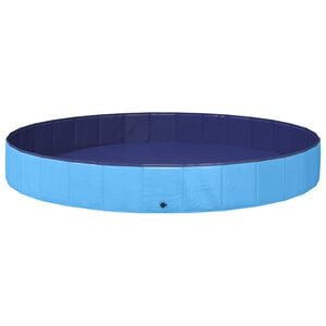 vidaXL Hundepool &Oslash;300 x 38 cm Dicker PVC Blau