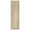vidaXL Wandregal Sonoma-Eiche 85x16x52,5 cm Holzwerkstoff