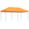 vidaXL Party-Zelt Orange 292 x 580 x 315 cm Oxford-Stoff