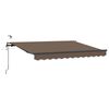 vidaXL Markisenstoff Taupe 500 x 350 cm Polyester