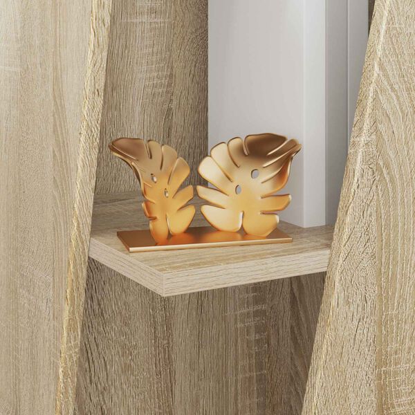 vidaXL Seitenregal Sonoma-Eiche 33 x 32 x 70,5 cm Holzwerkstoff