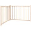 vidaXL 2-tlg. Hundetor Faltbar 160 cm Massivholz Tanne