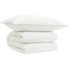 vidaXL Bettdecke und Kissen Set 2 stk. 135x200 cm 4 Jahreszeiten Wolle