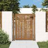 vidaXL Gartentor 100x150 cm Cortenstahl Bambus-Design