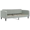 vidaXL Tagesbett Hellgrau 100x190 cm Samt