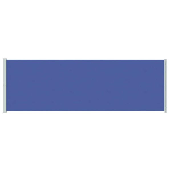 vidaXL Seitenmarkise Ausziehbar 200x600 cm Blau