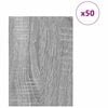 vidaXL Dekoplatten 50 pcs Grau Sonoma 30 x 42 x 0.3 cm Holzwerkstoff