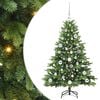 vidaXL K&uuml;nstlicher Weihnachtsbaum mit 150 LEDs Gr&uuml;n 120 cm PE und PVC