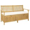 vidaXL Sitzbank mit Stauraum mit Kissen mit Speicher 148 x 63 x 84 cm