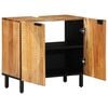 vidaXL Waschbeckenschrank mit Regal Massivholz Akazie 62 x 33 x 58 cm