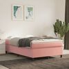 vidaXL Boxspringbettgestell Rosa 120x200 cm Samt