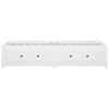 vidaXL Tagesbett Weiß 90x190 cm Massivholz Kiefer