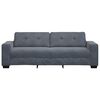 vidaXL 3-Sitzer-Sofa Dunkelgrau 220x78x80 cm Samt
