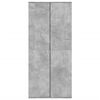 vidaXL Schuhschrank Betongrau 80x39x178 cm Holzwerkstoff