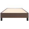 vidaXL Boxspringbettgestell Braun 80x200 cm Kunstleder