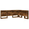 vidaXL Aufbewahrungskopfteil Ger&auml;ucherte Eiche Holzwerkstoff