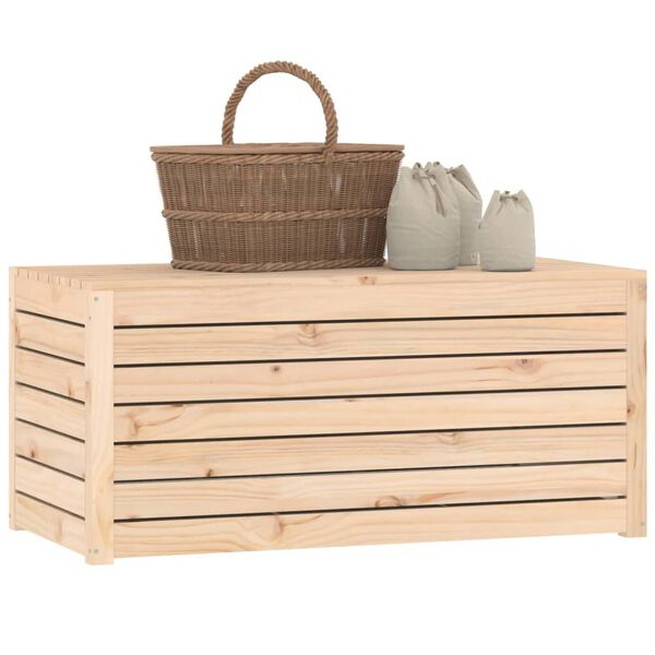 vidaXL Gartenbox 101x50,5x46,5 cm Massivholz Kiefer