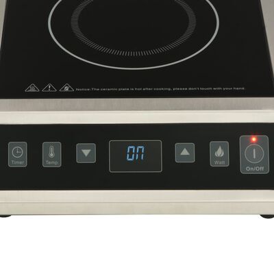 vidaXL Elektrischer Tisch-Induktionskochfeld mit Touchscreen 3500 W