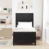 vidaXL Boxspringbett mit Matratze Schwarz 90 x 190 cm Samt