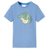 Kinder-T-Shirt Mittelblau 128