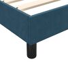 vidaXL Boxspringbett ohne Matratze Dunkelblau 180x210 cm Samt