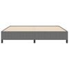 vidaXL Boxspringbett Hellgrau 200 x 200 cm Cordstoff
