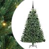 vidaXL K&uuml;nstlicher klappbarer Weihnachtsbaum mit 150 LEDs Gr&uuml;n 150 cm