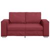 vidaXL Sofa Weinrot 160 x 78 x 84 cm Stoff