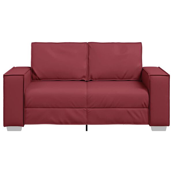 vidaXL Sofa Weinrot 160 x 78 x 84 cm Stoff