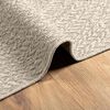 vidaXL Teppich ZIZUR Creme 80x200 cm Jute-Optik Indoor und Outdoor