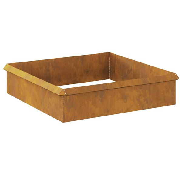 vidaXL Schneckenzauns 8 pcs Rostig Wetterfeststahl