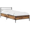 vidaXL Bettrahmen Altholz 80 x 200 cm Holzwerkstoff