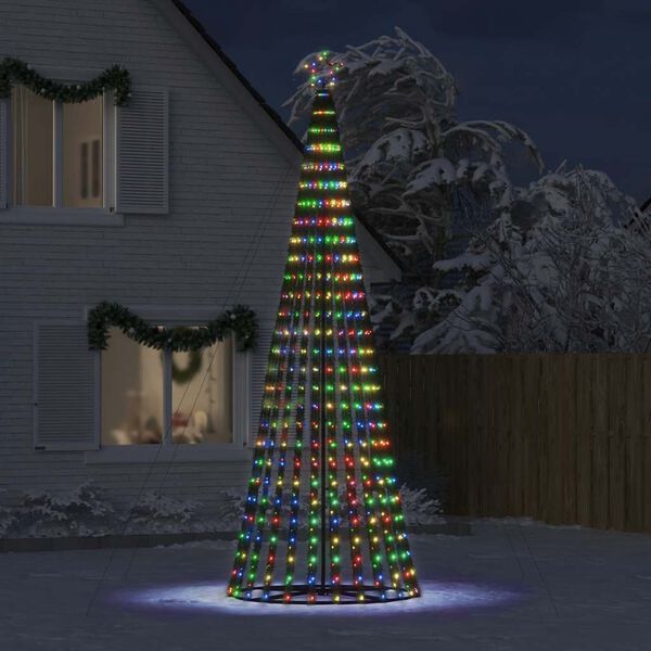 vidaXL LED Weihnachtsbaum 1028 LEDs Mehrfarbig 403 cm