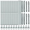 vidaXL Zaunpfosten Sonstiges 52 pcs Grau 3,2 x 3,2 x 78,5 cm Stahl