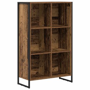 vidaXL B&uuml;cherregal 99,5 x 30 x 108,5 cm Holzwerkstoff Altholz