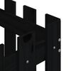 vidaXL Pflanzk&uuml;bel Lattenzaun-Design Schwarz 50x50x50 cm Kiefernholz