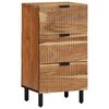 vidaXL Sideboard Natur 40 x 33,5 x 75 cm Massivholz Akazie