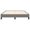vidaXL Bettgestell ohne Matratze Dunkelgrau 140x190 cm Stoff