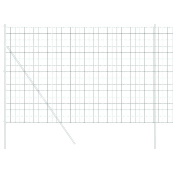 vidaXL Eurozaun Grün 1,5 x 10 m PVC-beschichtetes Eisen