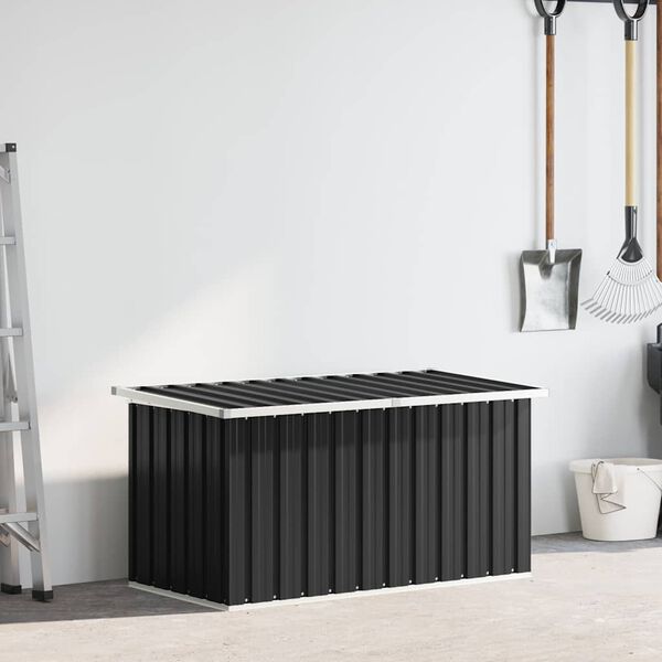 vidaXL Gartenbox Anthrazit 129x67x65 cm