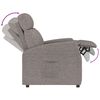 vidaXL Relaxsessel Taupe Stoff
